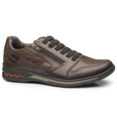 Imagem de Sapatênis pegada masculino em couro 114858, Pinhao, 40