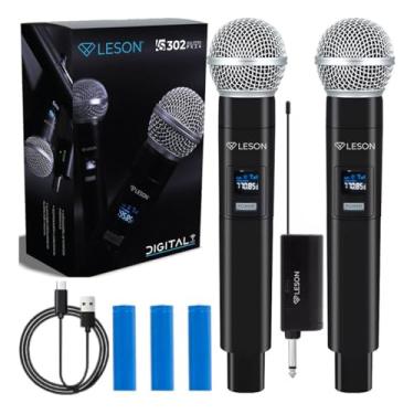Imagem de MICROFONE SEM FIO LS302 PK 2.4 GHZ DUPLO