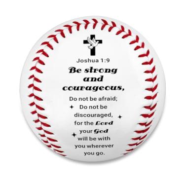 Imagem de Presentes de beisebol religiosos para meninos de 8 a 12 anos, presentes de batismo para meninos, presente de primeira comunhão e confirmação para meninos e homens, versículo da Bíblia católica cristã