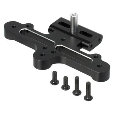 Imagem de HobbyMarking Suporte dianteiro de alumínio para tamiya Blackfoot Monster Beetle Subaru Brat Mud Blaster ORV peças de atualização de chassi