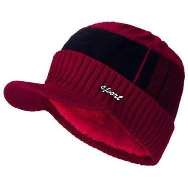 Imagem de Somente Boné Boina Gorro Beanie Forrada Lã Inverno Quente - Modas Fagu