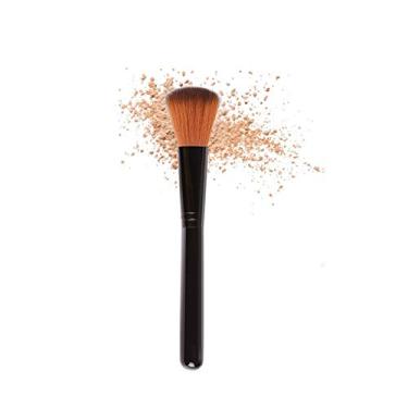 Imagem de Black Brush Tool Pó solto base cosmética em pó maquiagem blush pincel único ferramenta de maquiagem