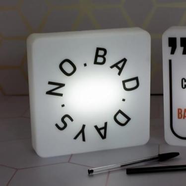 Imagem de Luminária Slim Box Keep Smiling LED Presente Positivo