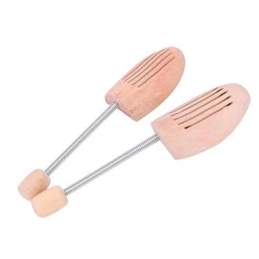 Imagem de Generic 2 Unidades de Protetor de árvore de Sapato de Madeira Com Coluna de Mola, Modelador de Sapato para Prevenir Deformações e Rugas, Adequado para Masculinos e Femininos, Ideal para (43 44)