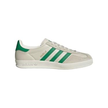 Imagem de adidas Tênis masculino Gazelle Indoor, branco giz/verde/branco maravilha, 36