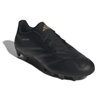 Imagem de adidas Tênis unissex Club Flexible Ground, Preto/carbono/dourado metálico, 8.5 Women/7.5 Men