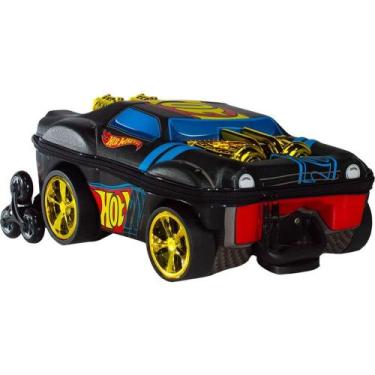 Imagem de Mochila Infantil com Rodinha HOT Wheels NIGHT Shifter Preto com Motor 