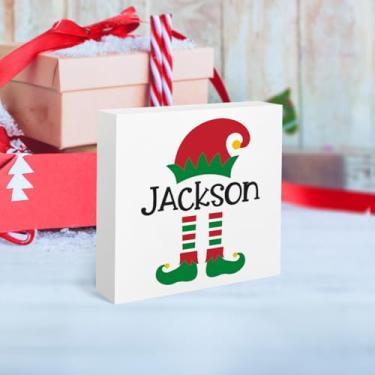 Imagem de Decorações de mesa de Natal vintage, tema de elfo, decoração de Natal, festas de inverno, presentes para mulheres, homens, fazenda, casa, escritório, quarto, prateleira, mesa, decoração de mesa