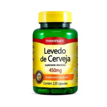 Imagem de Levedo de Cerveja MaxiNutri450mg - 120 cápsulas