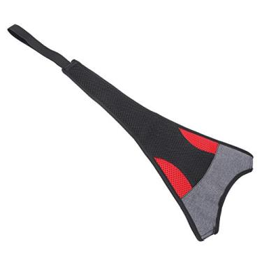 Imagem de Generic Protetor Absorvente de Suor para Quadro de Mountain Bike para Treinamento de Ciclismo Interno, Capa Jeans Impermeável para Suor de Bicicleta, Protetor de de Bicicleta Preto Vermelho 21,7 X