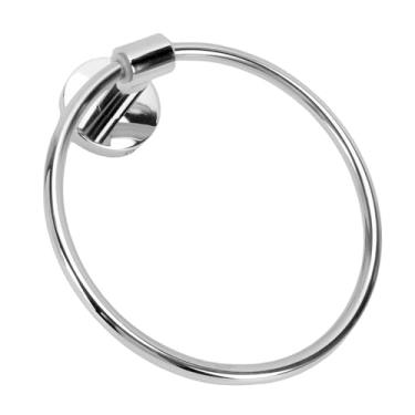 Imagem de Depisuta Anel de Toalha, Suporte de Toalha de Mão de Aço Inoxidável Espesso Resistente, Cabide de Toalha Redondo Moderno Montado na Parede, Acessório de Hardware de Banheiro de Toalheiro