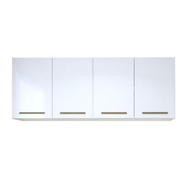 Imagem de Lavanderia Modulada Guarapari 2 Armários Aéreos - Kaiki Móveis Branco