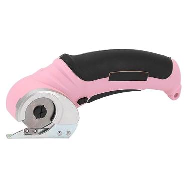 Imagem de Generic Tesoura Elétrica Sem Fio Durável Cortador de Tecido 240rpm Ferramenta para Tapete Esponja Portátil Tesoura Elétrica para Costura Artesanato (Rosa)