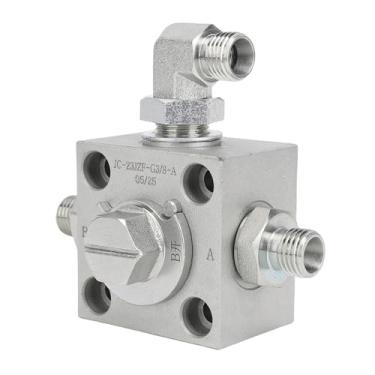 Imagem de Luocute Kit de Válvula de Miniescavadeira, Conjunto de Válvula Desviadora de 3 Vias, Acessórios Hidráulicos de Liga de Aço, Peças Sobressalentes de Máquinas Agrícolas para