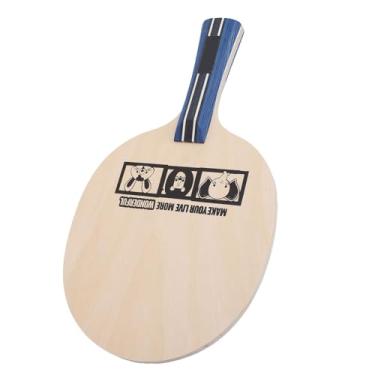 Imagem de Alomejor Tênis de Mesa de Mesa de de Tênis de de Com Carbono 4 Mm de Núcleo Confortável para Crianças 5 Camadas de Madeira de (Aperto de mão alça longa)