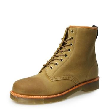 Imagem de Dr. Martens Men's Lark Lace Boot,Tan Chera Wax Canvas,UK 10 M