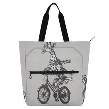 Imagem de Sacolas femininas de trabalho com design de camiseta, bolsa escolar, bolsa para professores, presente para amantes de livros