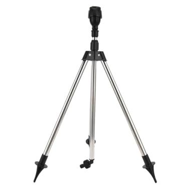 Imagem de CIADAZ Aspersores de tripé para quintal, aspersor de tripé giratório, cobertura de área grande de 360 graus Irrigação rotativa automática Sprinklers de suporte telescópico, sistema de irrigação de asp