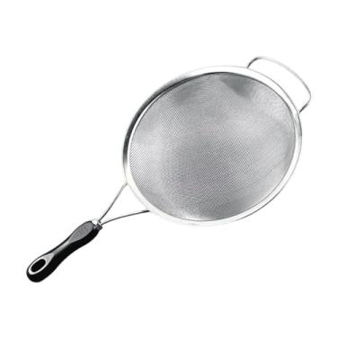 Imagem de IEUDNS Peneira de Malha Fina em aço Inoxidável, Utensílio de Cozinha para Peneirar E Enxaguar Macarrão.