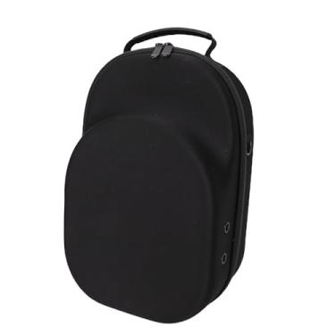 Imagem de Jopwkuin Estojo de Viagem para Capacete, Armazenamento Protetor à Prova de Poeira para 6 Bonés de Beisebol, EVA Preto, 13,0 X 9,6 X 4,7 pol., Alça de Ombro, Portátil para Viajantes
