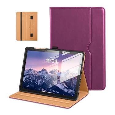 Imagem de DTTO Capa para Samsung Galaxy Tab A11+/A11 Plus/A9+ Plus de 11 polegadas (2023/2025), capa fólio de couro premium com alça de mão para visualização em vários ângulos e despertar/hibernar