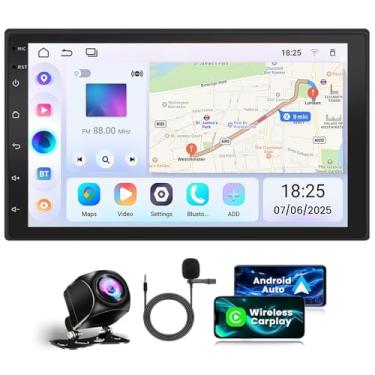 Imagem de Rádio estéreo para carro Android 13 para Nissan Qashqai 2007-2011, tela sensível ao toque de 7 polegadas estéreo NP300 Pathfinder Frontier X-Trail 2001-2011 Wireless Car Play Android Auto Bluetooth
