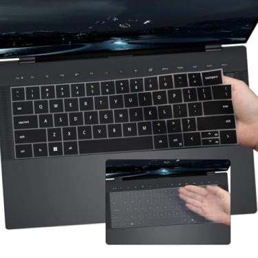 Imagem de 2 peças de capa de teclado para notebook Dell XPS 14 9440 9450 14,5 polegadas 2025, Dell 14 Premium DA14250 36.8 cm, XPS 16 9640 41.4 cm (não serve para Dell XPS 13 9345 9350/XPS 13 Plus 9320/13 6 DA1