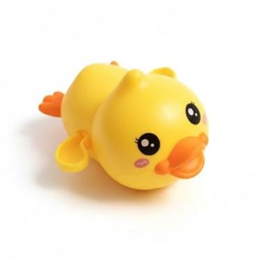 Imagem de Kit Brinquedo de Banho Patinho a Corda | Nada Sozinho na Água, Infantil e Bebê, Banheiro e Piscina (1 Patinho Amarelo)