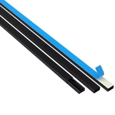 Imagem de Canaleta 20x10x200 C/fita Adesiva Preta - Fame