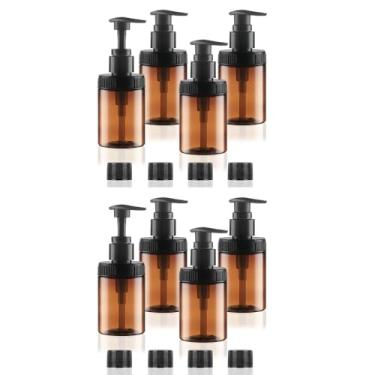 Imagem de Cosywell Dispensador de garrafa Pump 113.4 g/120 ml, embalagem com 8, dispensador de loção de plástico de boca larga, recipientes vazios e recarregáveis para banheiro para xampu condicionador sabonete