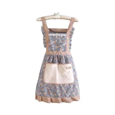 Imagem de Avental De Cozinha Feminino Em Lona Respirável E Antifouling Para Cozi