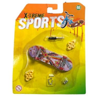 Imagem de Skate de Dedo Mini Skate para Manobras Kit Completo com Acessórios Brinquedo Infantil Sortidos