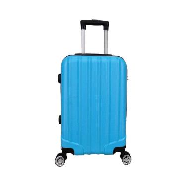 Imagem de Mala De Bordo ABS 4 Rodas XH-A122 Azul Claro Prizi