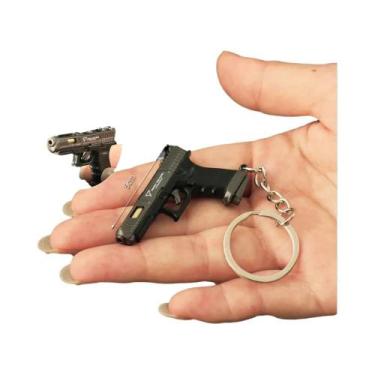 Imagem de Chaveiro Modelo Mini Arma 5cm TtiG34 Pingente De Metal Joia Suporte Pa