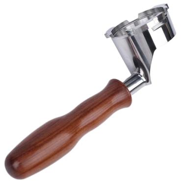 Imagem de CAPFEI Filtro portátil sem fundo para modelos Ninja Luxe Café ES601 e ES701C | Cesta não incluída | Compatível com cesta de filtro de estoque | Cabo ergonômico de madeira