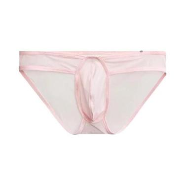 Imagem de Cuecas De Malha Transparente Ultra-Fina Para Homens 1/3PCS Cuecas Espo