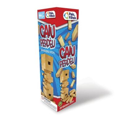 Imagem de Jogo De Mesa Caiu Perdeu Torre Empilhar Presente Crianças - Pais E Fil