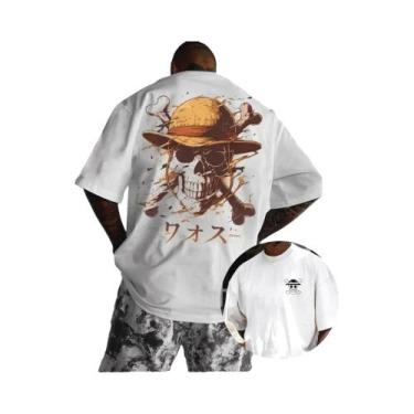 Imagem de Camiseta Unissex De Algodão Com Estampa Do Luffy, Verão, Respirável, G