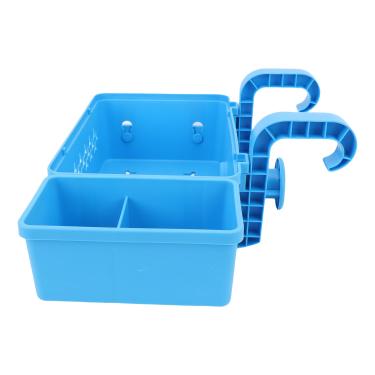 Imagem de Mingzhe Cesta de Armazenamento à Beira da Piscina Organizador de Brinquedos Piscina Acima Dos Acessórios do (Azul)