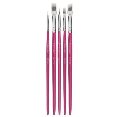 Imagem de Conjunto Pincéis Condor Pintura Artística Madeira EVA- 5 pçs