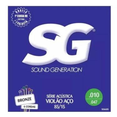 Imagem de Encordoamento Sg Violão 010 Aço 6685
