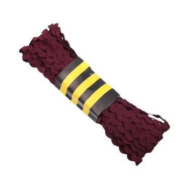 Imagem de Fita De Poliéster Zig Zag De 5mm 15 Jardas DIY Artesanal Para Decoraçã