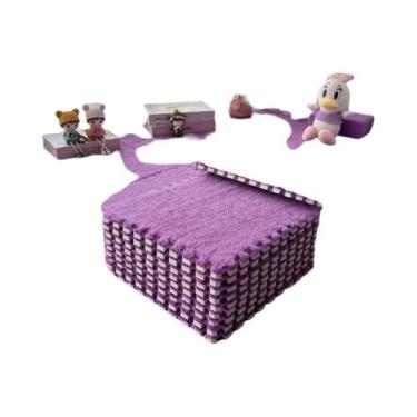 Imagem de Tapete De Atividades Para Bebês Em Pelúcia 4-20 PCS EVA Espuma Macia A