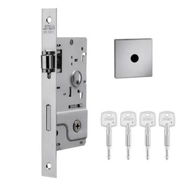 Imagem de Fechadura Para Porta Pivotante Rolete 800 Tetra Escovado Stam