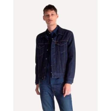 Imagem de Jaqueta Levis Jeans Masculina Trucker Rinse Escura-Masculino