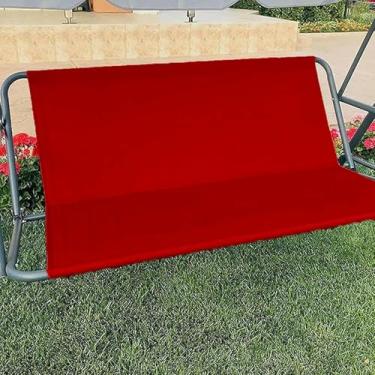 Imagem de Substituição Exterior Da Capa De Assento Do Balanço, Tecido Oxford Grosso Impermeável 600d Para Cadeiras Do Pátio De 2-3 Assentos, Proteção Durável Do Jardim