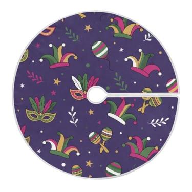 Imagem de ATTX Saia de carnaval de carnaval de 118 cm - decoração festiva para festas de ano novo e carnaval #471