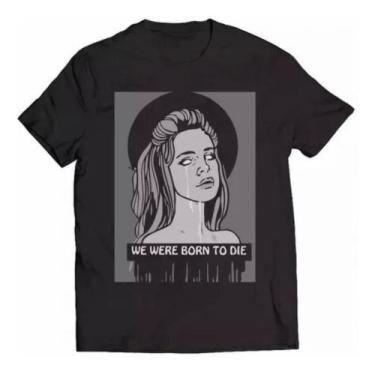 Imagem de Camiseta Lana Del Rey Baby Look Feminina Born To Die Bad, Preto, P