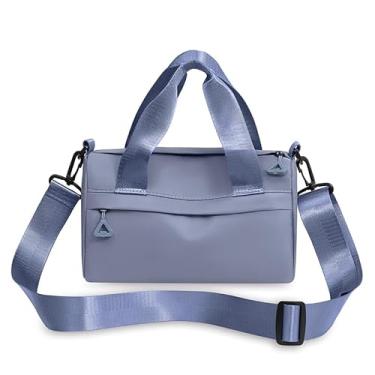 Imagem de Bolsa Leve Viagem Crossbody Casual Esportivo Sacola Mão Ombro Feminino(Azul Claro【Impermeável】)