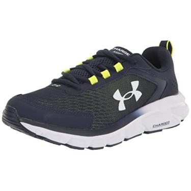 Imagem de Under Armour Men's Charged Assert 9 Running Shoe, (404) Midnight Navy/Yellow Ray/White, 12